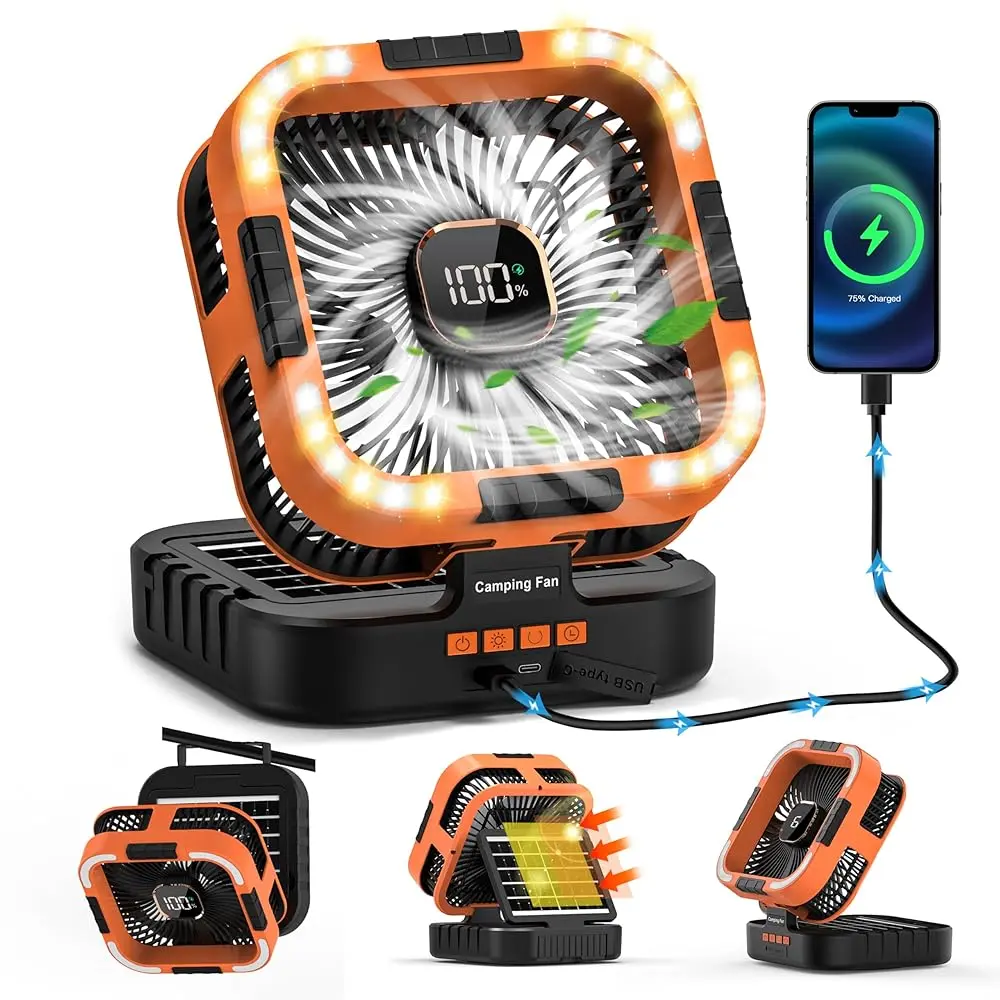 【Upgrade-10000mAh】Orange