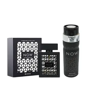 Lattafa Perfumes | Rave Now Intense + Body Spray Bundle | Men's Fragrance | 3.4 oz Bottle | 200 ml Body Spray