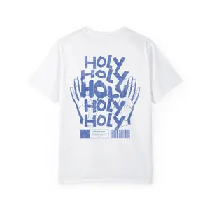 Holy Holy Holy T-Shirt by TrueGospelClothing - Christian Bible Verse Color T-Shirt - Who Was and Is and Is to Come Lord God Almighty Shirt