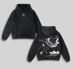 Retro Vintage Bleach Ichigo Anime Hoodie Oversized Anime Manga, menswear, mens, Graphic,Tops, Japanese Streetwear,Otaku Clothing Classic Hoodie