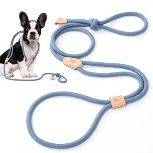 Mile High Life | All in one Dog Lead | Rope Leash and Harness Two in One | 4 Feet Slip Dog Lead Leash for Training | Dog Leash for Small Dog Puppy