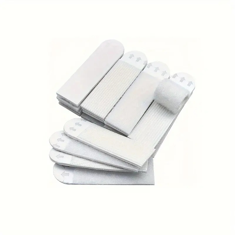 10Pairs Picture Hanging Strips Command Strips Heavy Duty Picture Hanging Kit Without Nails No Drill Adhesive Durable Double Sided Sticky Adhesive Strips, Damage Free Removable Wall Tape, for Wall Art, Power Strip, Home, Office