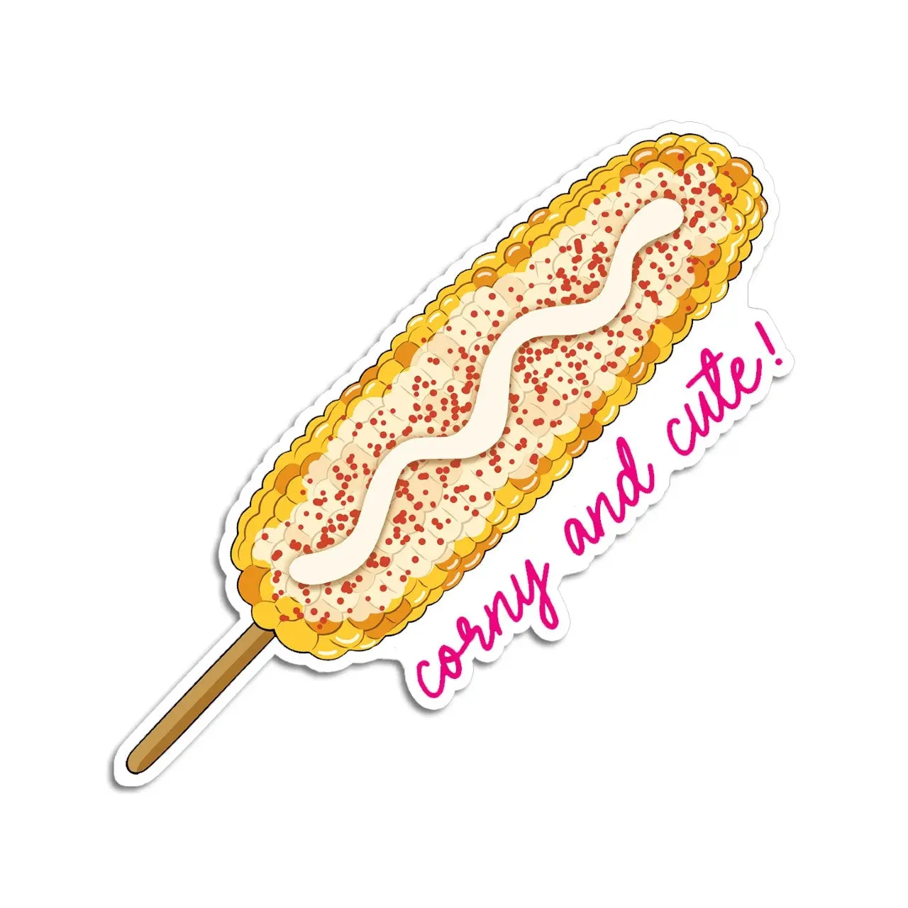 Elote Corny Sticker