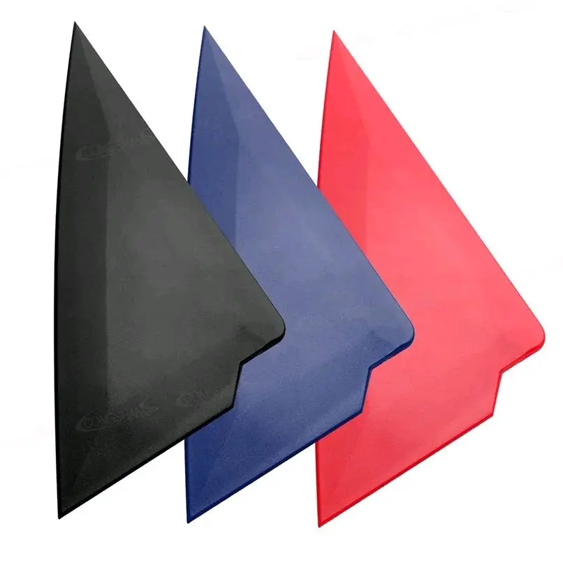 Triangle Window Tint Set of 3 - Black, Blue, Red - Perfect for Car and Home Use