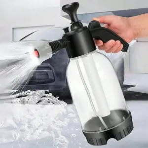 Handheld Foam Sprayer, High Pressure Air Pump Watering Can for Disinfection and Cleaning, Durable Plastic Spray Bottle with Adjustable Nozzle