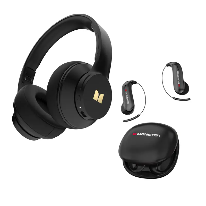 Headphone Black + Earbuds Black