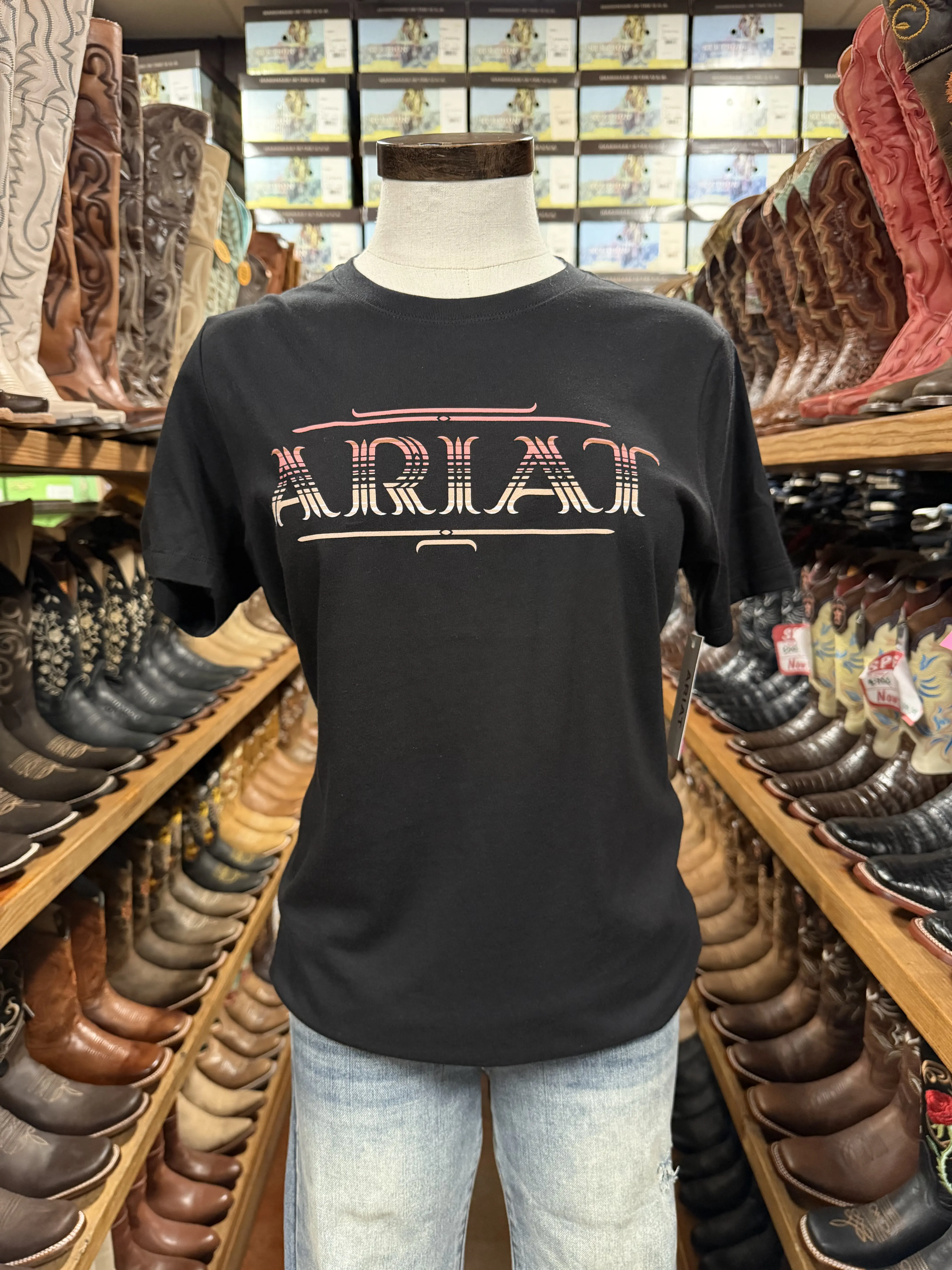 Ariat Serape Style T-Shirt - ( Black )