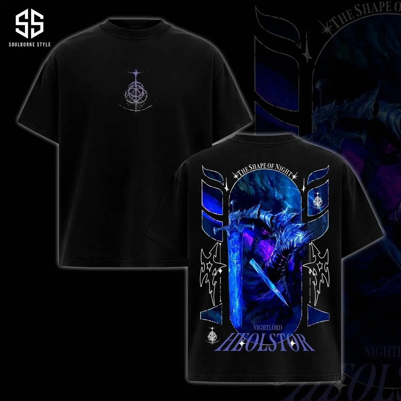 Vintage Heolstor the Nightlord - Elden Ring Nightreign Unisex Hoodie, Soulsborne Gaming Apparel, Game Shirt, Video Game Clothes, Boy Merch, Gift For Him, Gift For Her, Soulslike Streetwear OJN