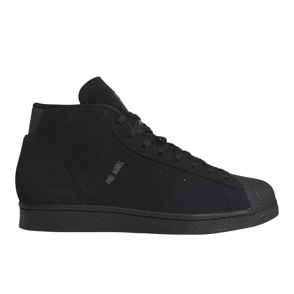 adidas Mens Pro Model Mid Basketball Sneakers Shoes - Black adidas Mens Pro Model Mid Basketball Sneakers Shoes - Black