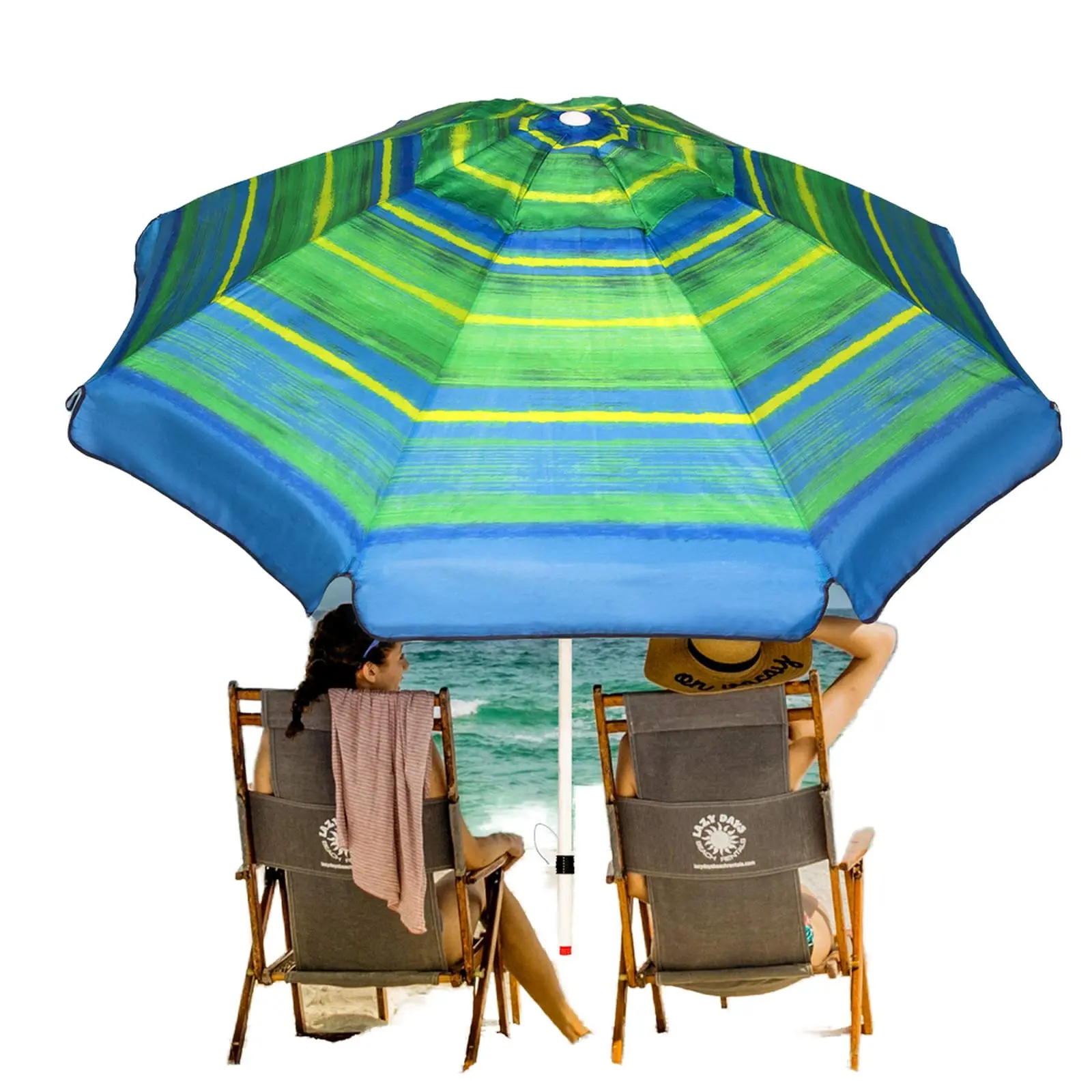 #DealsForYouDays  7FT Portable Outdoor Weather Resistant UV-Treated Patio Umbrella, Portable Shade Parasol with Retractable Adjustable Tilt Canopy, Push-Button Tilt, Vent, Sand Anchor, Carry Bag, Shade Cover Parasol Oxford Fabric UPF 50+, Portable Shade