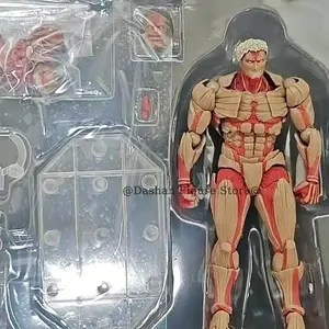 Attack on Titan Figure Revoltech The Armored Titan Figures Amazing Yamaguchi Yoroi no Kyojin Reiner Braun PVC Model Toys