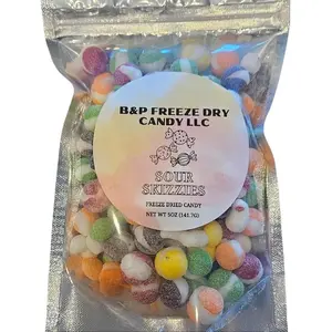 Sour Skizzies freeze dried candy- 5oz Pack - Tangy and Tart Candy Bites for Snacking