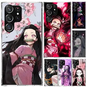 Demon Slayer Kamado Nezuko Phone Case For Samsung Galaxy S25 S24 S23 Ultra S22 S21 Plus S20 FE S10 + S10E S25U Soft Print Shell S24 Case Premium Phone Case Deals For You