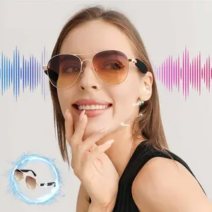 Smart Glasses, Anti-UV400 UV Protective Smart Sunglasses, Lightweight Smart Sunglasses for Driving, Cycling, Fishing, Traveling