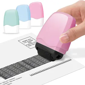 Identity Protection Roller Stamp for Hiding Sensitive Information, 1 Count Confidential Roller Stamp, Anti Theft, Privacy & Security Stamp, Designed for ID Blackout Security, Office Supplies