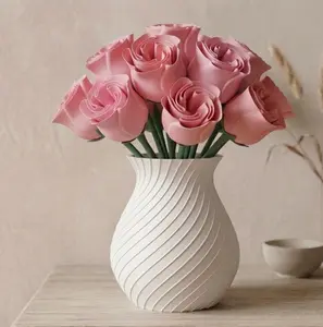 Dozen Rose Bouquet & Vase Set - Gift for Mother Day Her/Mom/Girlfriend/Wife/Couple, Gothic Emo Vintage Retro Artificial Flowers Botanical Collection Basket Stuffers Home Decor Aesthetic