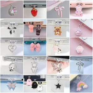 Type-C Dust Plug USB Charging Port Protector Silicone Anti-dust Plug Cover Cap for Iphone Samsung Huawei Xiaomi Phone Dustplug
