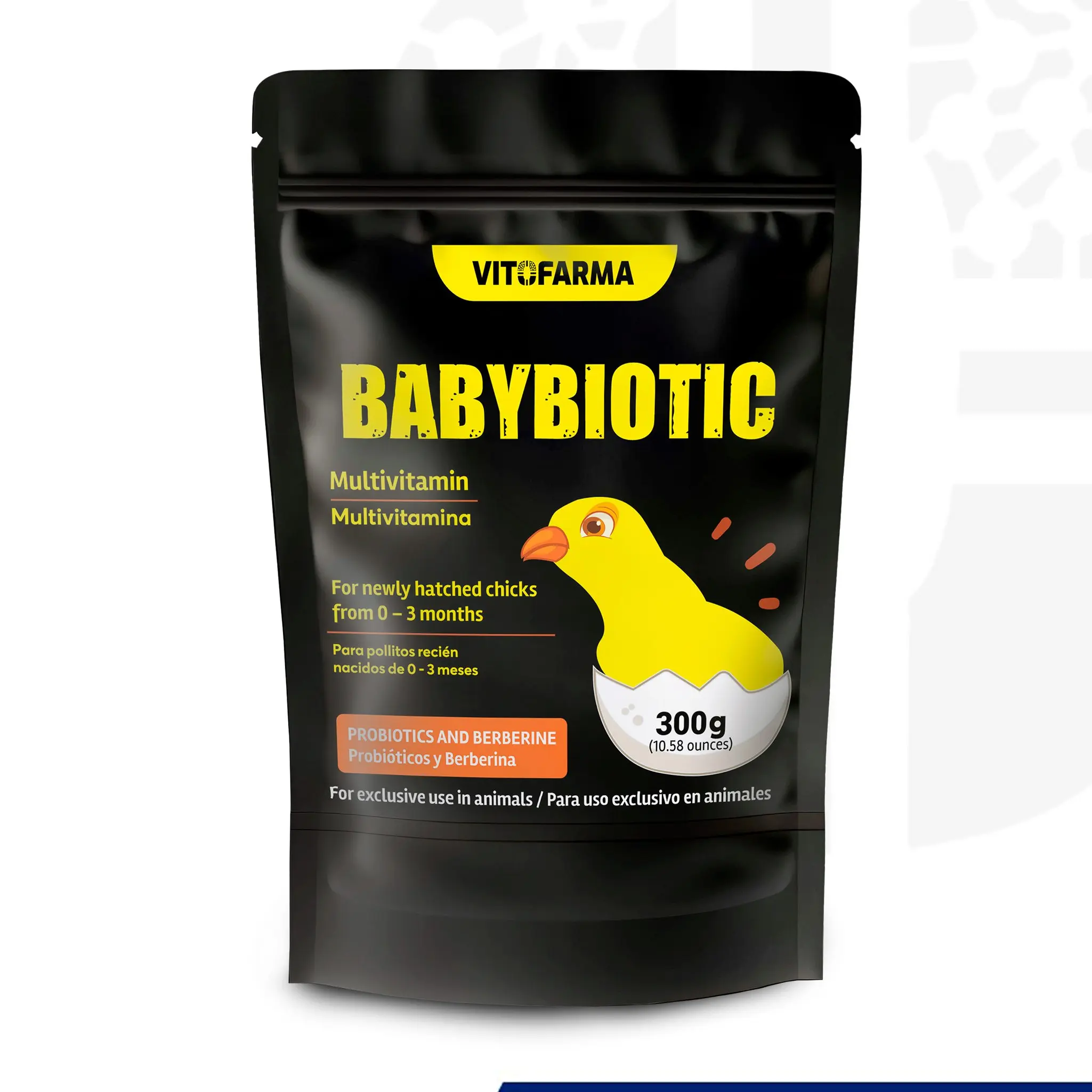 Babybiotic Multivitamin and Probiotics for Chicks Daily Nutritional Support Healthy Growth Formula 300g