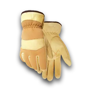 WINTER Gloves for Men - Leather Work Gloves for Men Working Gloves Mens Work Gloves Winter Gloves Men 168 Golden Stag