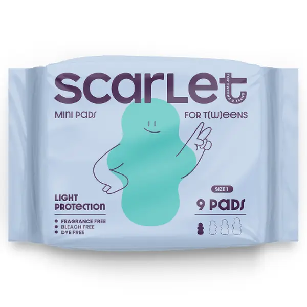 Menstrual Pad, Size 1 Mini Disposable Sanitary Napkin for Daily Period Care, Gentle Protection