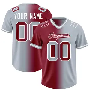 Wholesale Quick Dry Adult Street Wear Personalized Printed Football Jerseys Unisex Plus Size Breathable