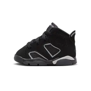 Toddler's Jordan 6 Retro BT "Cap and Gown" Blk/Ref Sil-Blk (IR2296 010)
