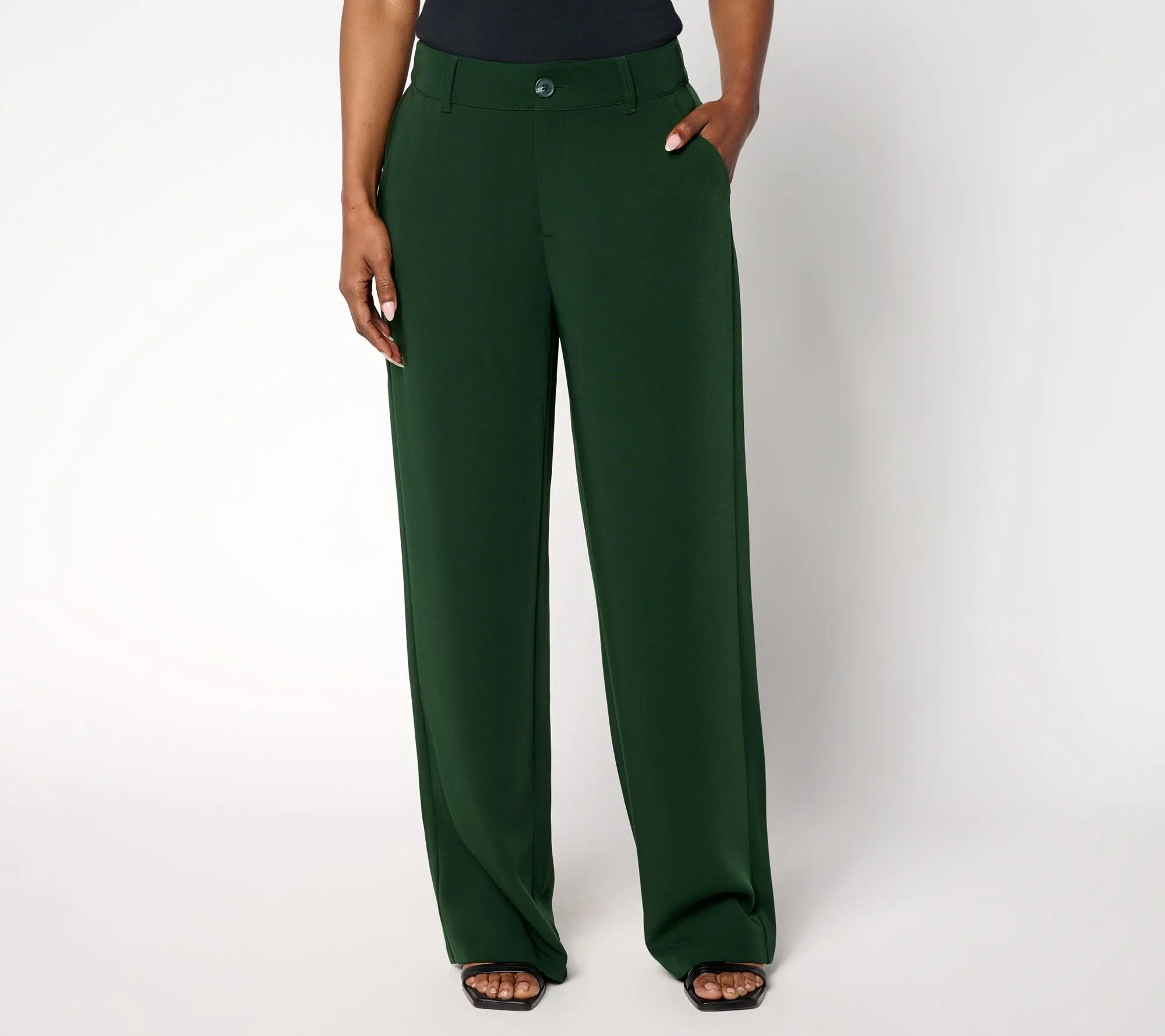BEAUTIFUL by Lawrence Zarian Petite Straight Leg Trouser