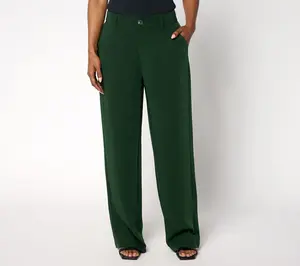 BEAUTIFUL by Lawrence Zarian Petite Straight Leg Trouser
