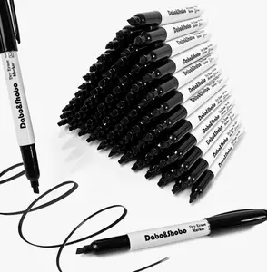 Dabo&Shobo Dry Erase Markers, （80 Count, Black,Chisel Tip）-White Board Markers/Pens ，Very Suitable for Writing on The School、 Office 、Home Dry Erase whiteboard Mirror Glass…
