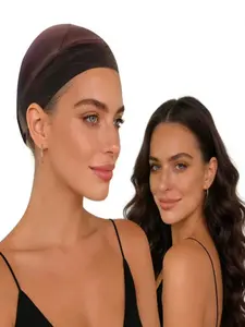 Women's Anti-Slip Wig Cap with Silicone Strips, Velvet Wig Clips, Keeps Wig in Place, No Glue Needed, Hair Accessory