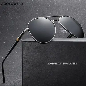 Men Women Vintage Pilot Sunglasses UV400 green square