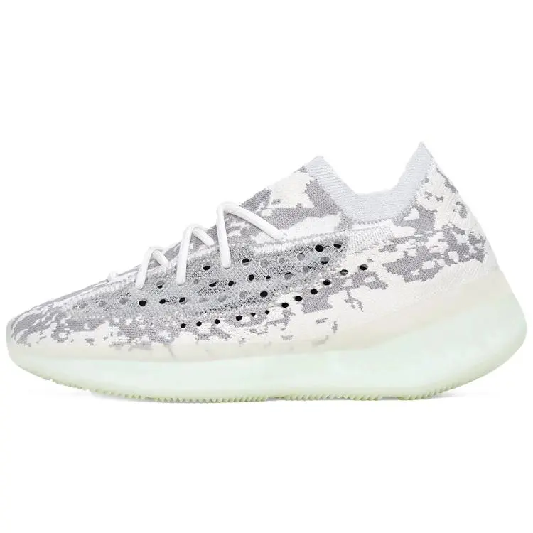 Adidas Originals Yeezy Boost 380 Alien Unisex Casual Footwear - White-Gray Shoe, Women's Trainer, Comfortable Runner