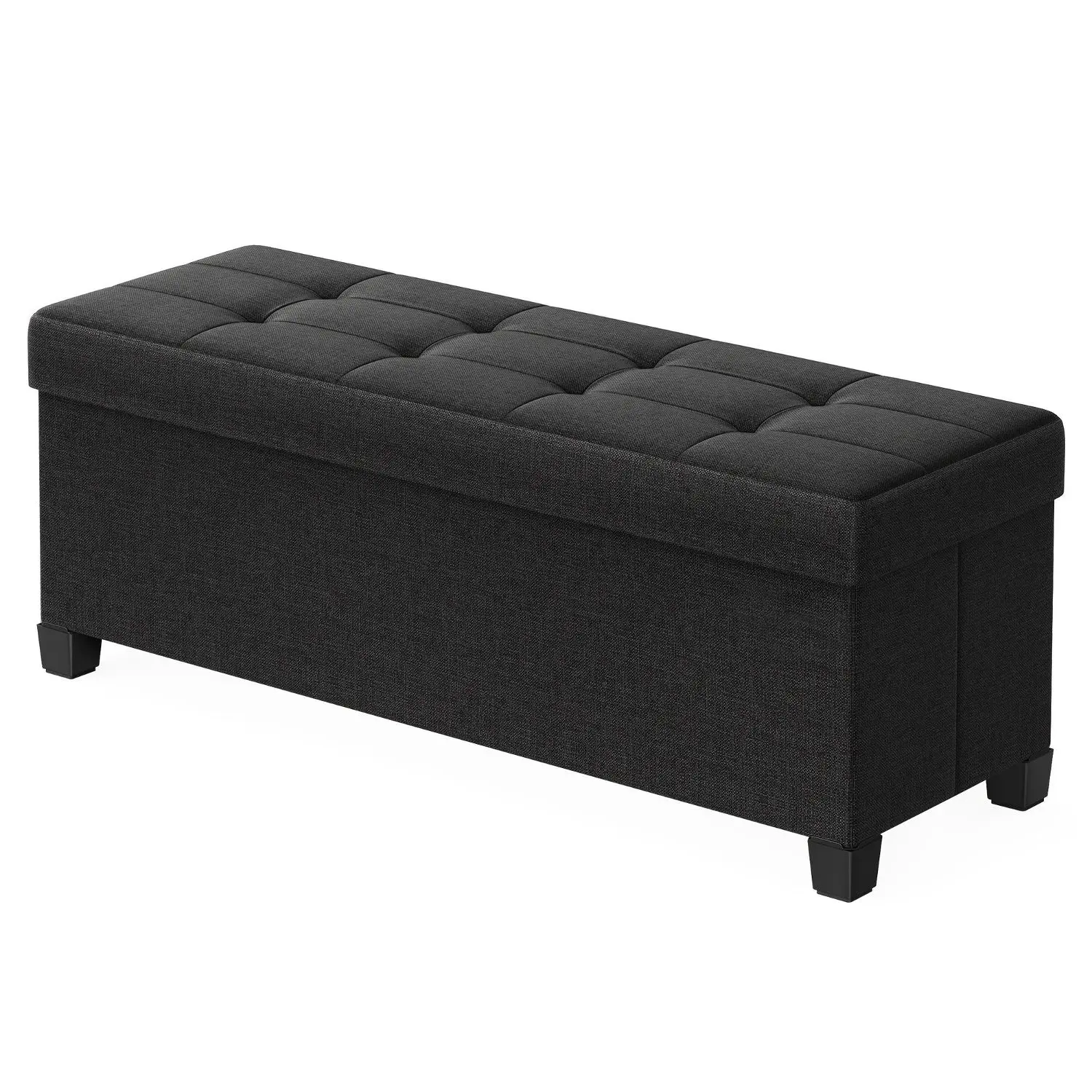 Storage Ottoman Bench That Can Be Folded, Suitable for The Living Room And Bedroom, Measuring 43.2 by 15.5 by 15.2 Inches