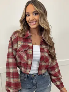 Mistletoe Moments Plaid Jacket