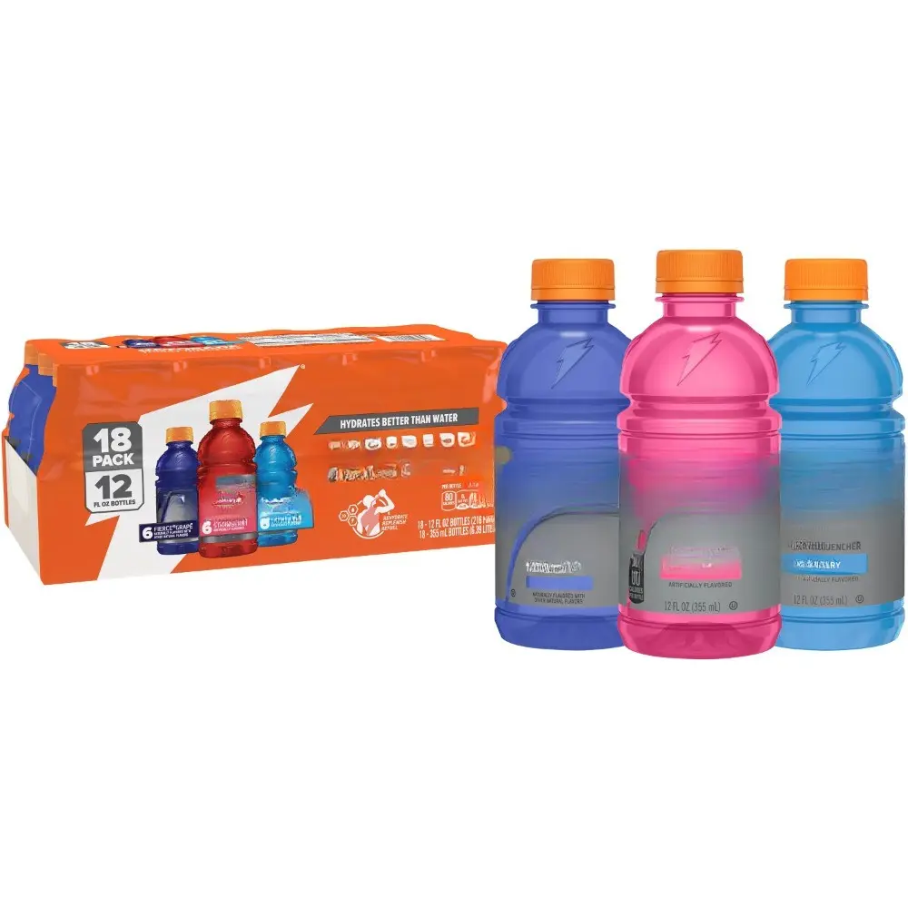 Sports Drinks, Grape,Strawberry and Berry Flavored Variety Pack, 12 fl oz