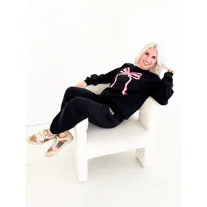 You Are So Loved Bow Sweat Set