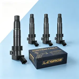 Ignition Coil Pack Set of 4 2.4L 2.0L L4 Engine Replaces UF611 C1667 C1669 for 2009-2016 Kia Sorento Forte Optima Sportage Hyundai Sonata Santa Fe Genesis Coupe Direct Fit OE Replacement