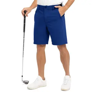 Men's Golf Shorts Stretch Dry Fit 9" Lightweight Casual Dress Athletic Shorts with Pockets