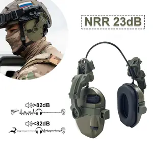 ARM NEXT Professional Electronic Ear Protection for Shooting & Blasting, 23dB Impulse Noise Reduction, Waterproof, AUX Input, 360° Helmet Mount Compatible with Ops-Core & Team Wendy,summervibes