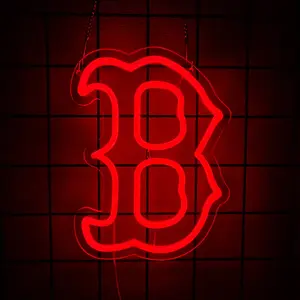 Red Neon Letters Light LED Letter Signs USB Powered Lights LED Alphabet Sign Marquee Letter Decor Night Lights for Birthday Anniversary Bar Christmas Gifts Wedding Party Decoration (B)