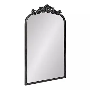 Black Arendahl Arched Mirror, 19x31 in. - Kirkland's Home - New 100% - Flash sale 2025!!!!