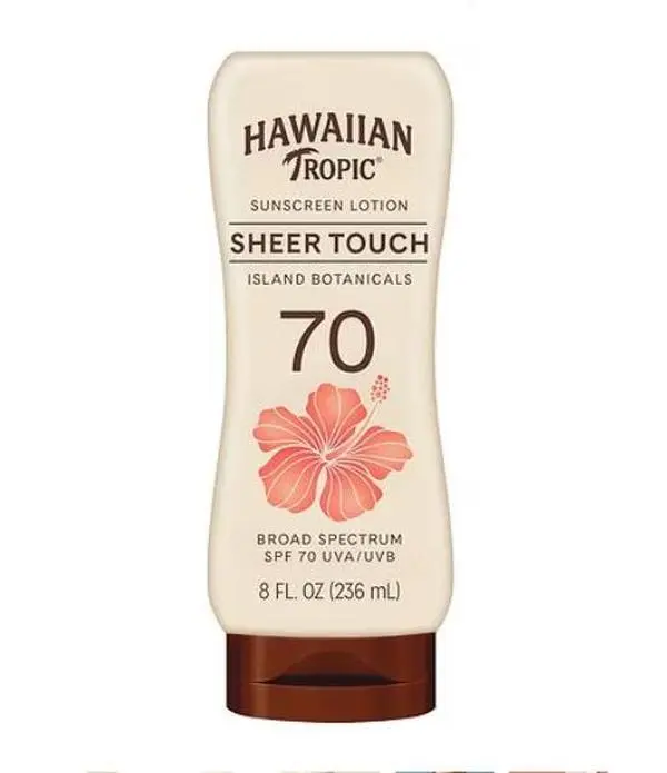Hawaiian Tropic Sheer Touch Ultra Radiance Lotion Sunscreen SPF 70, 8 Fl Oz Twin Pack, Hawaiian Tropic Sunscreen SPF 50, Sunblock, Oxybenzone Free Sunscreen, Body Sunscreen Pack, 8 Fl Oz each Body Care Daily