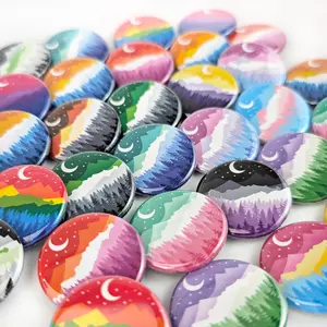 Pride Buttons - 1.25" buttons - Pride merch - Subtle pride buttons - Gay pride - Lesbian pride - Aroace pride - Pansexual pride - Asexual pride - Non-binary pride