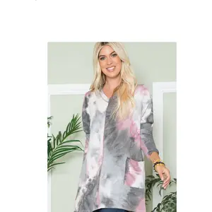 Celeste tie dyed long sleeve top