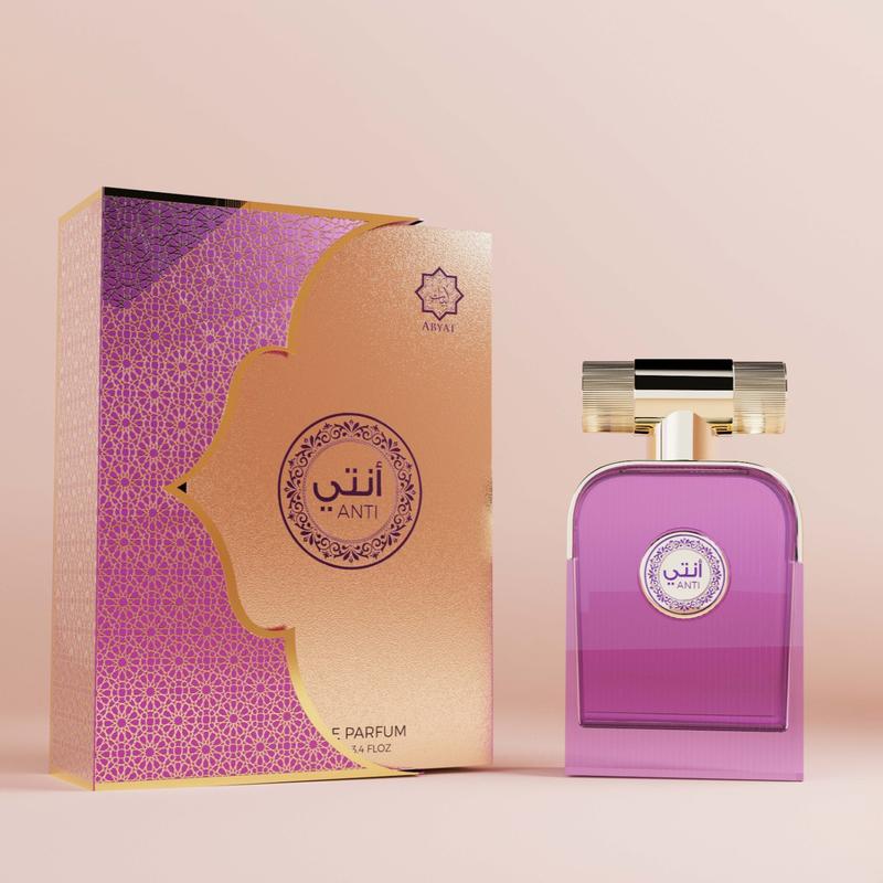 Abyat Anti Eau de Parfum For Women EDP - 100ML (3.4oz) | Long Lasting Arabian Women’s Perfume | Floral Fruity Musky Vanilla Scent | Luxury Cologne Fragrance