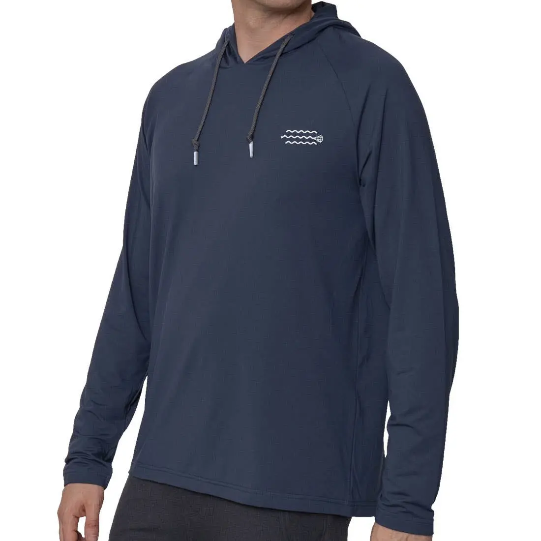 Cloud 9 Men's Lacrosse Hoodie, Anti-UV Athletic Fabric, Breathable Dry-Fit SPF Men's Sports Hoodie, Anti-Uv Men's Sports Hoodie
