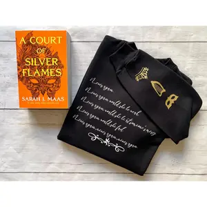 3 Slide, Licensed Nesta Archeron ACOSF Sweatshirt, ACOTAR SJM Inspired Merch, Lady Death, Dead Trove, Valkyrie Apparel, House of Wind Night Court