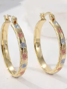 Elegant Geometric Circle Earrings, Elegant Design, Party Fashion Jewelry, Daily Wear Accessories, Versatile Trendy Gift for Birthdays