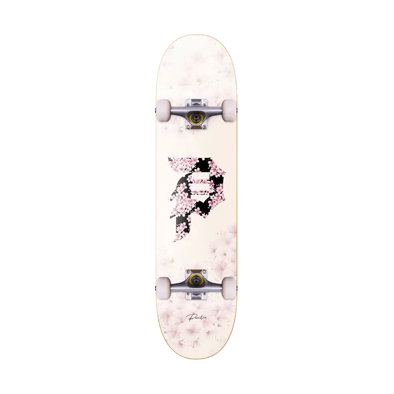 Primitive Dirty P Sakura Complete Skateboard 7.75"