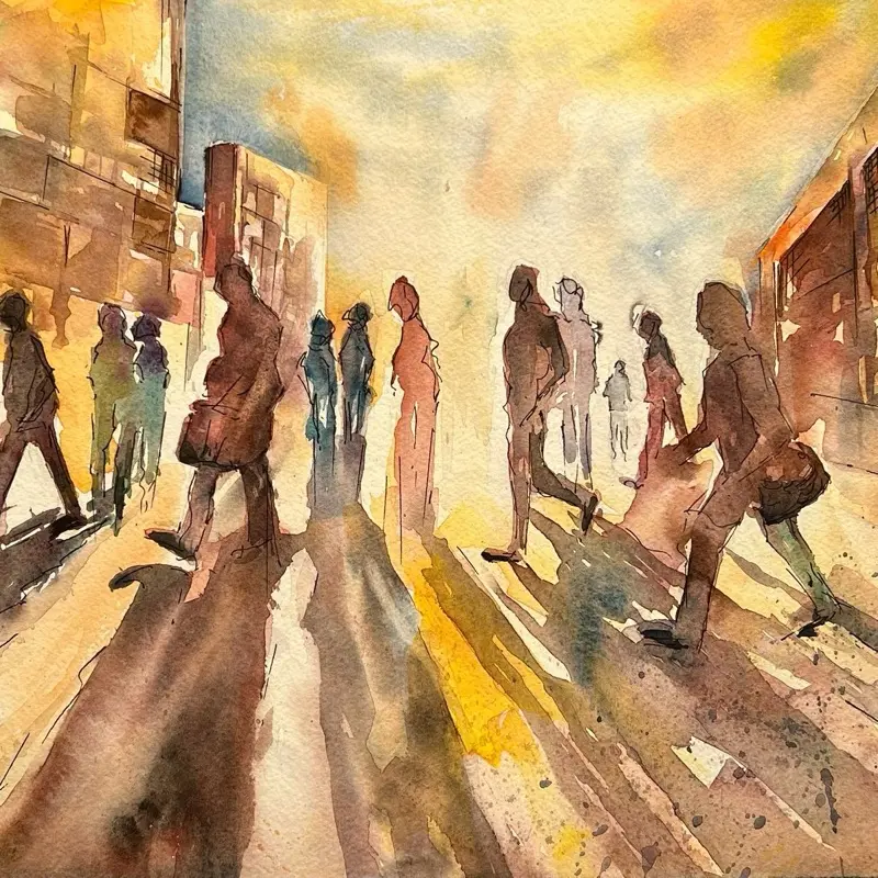Original watercolor painting